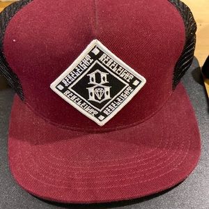Trucker style hat . Snap back